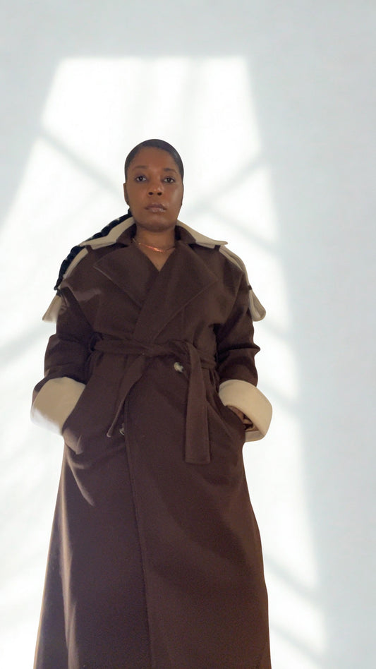 Chocolate and Cream PeaCoat